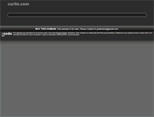 Tablet Screenshot of curlie.com